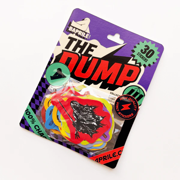 The Dump III Eğlenceli Sticker Koleksiyonu 30 Parça Laptop Telefon Termos Etiket Seti