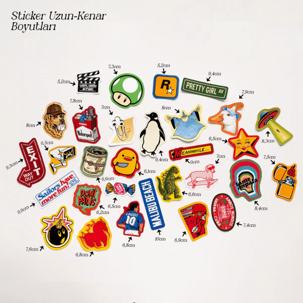 The Dump II Eğlenceli Sticker Koleksiyonu 30 Parça Laptop Telefon Termos Etiket Seti