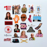 Dexter 25 parça suya dayanıklı parlak vinil sticker paketi