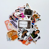 Gilmore Girls 30 parça suya dayanıklı parlak vinil sticker seti