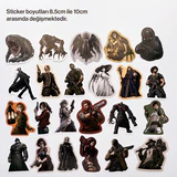 Resident Evil Legends 23 Parça Büyük Boy Suya Dayanıklı Sticker Seti