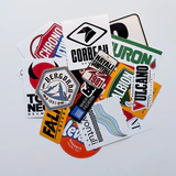 Hayali Şampiyona Ralli Sponsor Çıkartmaları 24 Adet Suya Dayanıklı Parlak Vinil Sticker Seti