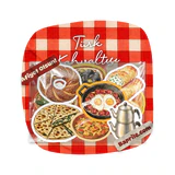 Türk Kahvaltısı 15 Adet Suya Dayanıklı Vinil Sticker Seti