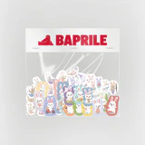 Tavşanlar 60 adet suya dayanıklı parlak vinil sticker paketi
