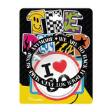 Baprile The Dump VI eğlenceli sticker koleksiyonu 30 parça suya dayanıklı vinil etiket seti