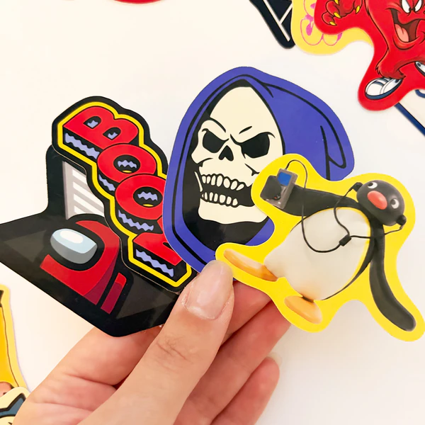 Baprile The Dump VI eğlenceli sticker koleksiyonu 30 parça suya dayanıklı vinil etiket seti