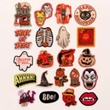 Halloween Cadılar Bayramı korku temalı 21 adet suya dayanıklı vinil sticker paketi