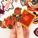 Halloween Cadılar Bayramı korku temalı 21 adet suya dayanıklı vinil sticker paketi