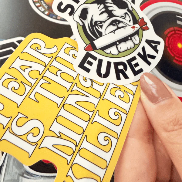 Bilim kurgu film temalı 17 adet sticker paketi laptop termos telefon etiketi