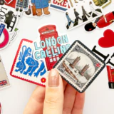 Birleşik Krallık İngiltere temalı 27 parça suya dayanıklı vinil sticker seti