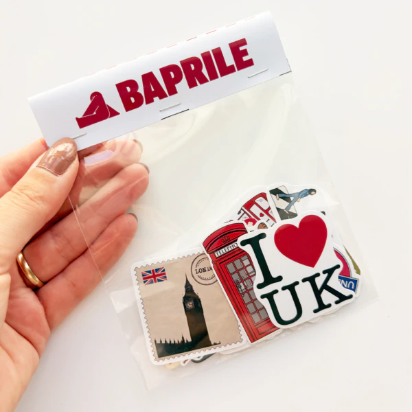 Birleşik Krallık İngiltere temalı 27 parça suya dayanıklı vinil sticker seti