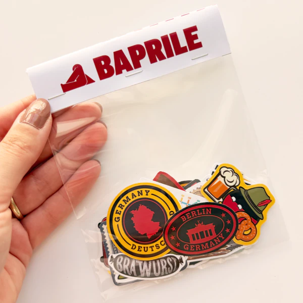 Almanya temalı 27 adet suya dayanıklı vinil sticker seti