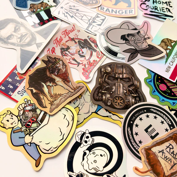 Fallout SE II Hologram Vinil ve Laminasyonlu 22 Adet Premium Sticker Paketi