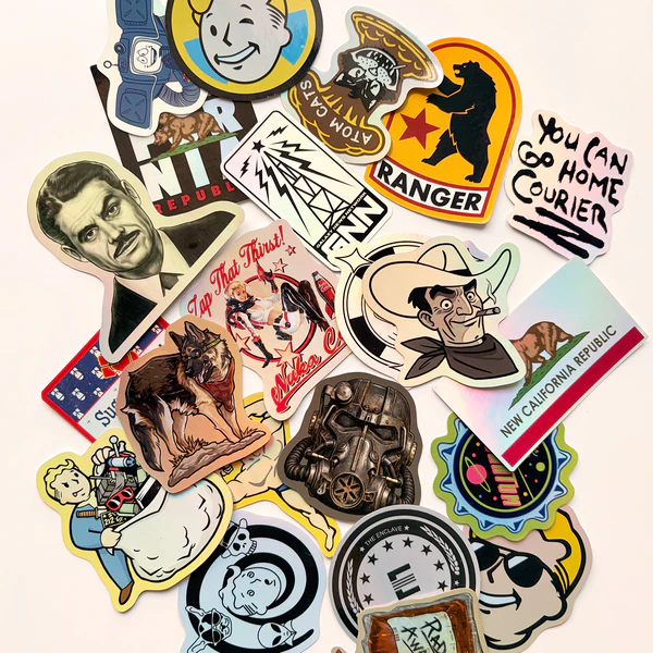 Fallout SE II Hologram Vinil ve Laminasyonlu 22 Adet Premium Sticker Paketi