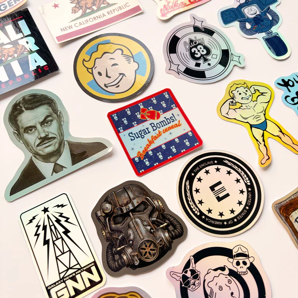 Fallout SE II Hologram Vinil ve Laminasyonlu 22 Adet Premium Sticker Paketi