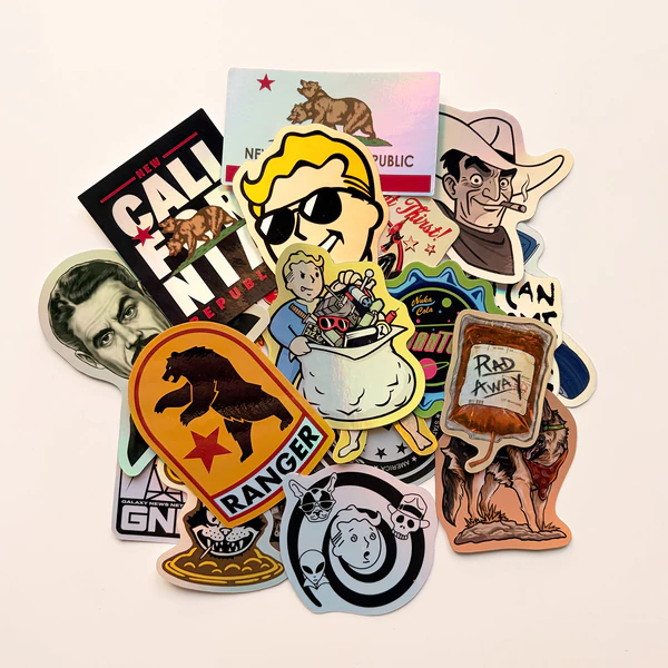 Fallout SE II Hologram Vinil ve Laminasyonlu 22 Adet Premium Sticker Paketi
