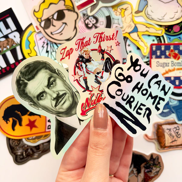 Fallout SE II Hologram Vinil ve Laminasyonlu 22 Adet Premium Sticker Paketi