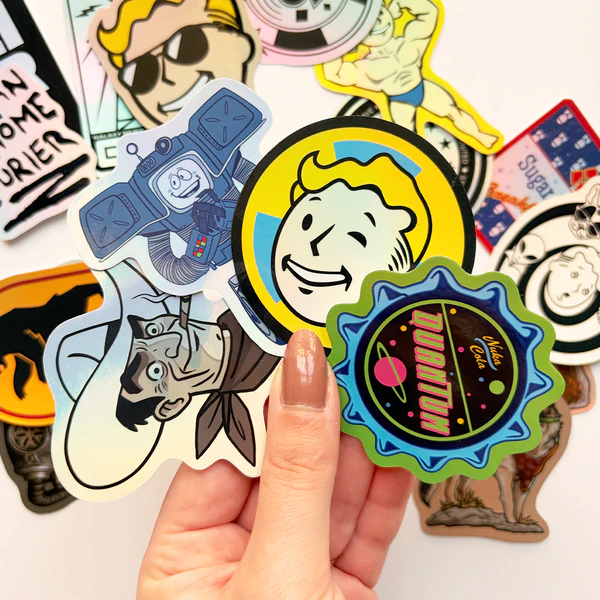 Fallout SE II Hologram Vinil ve Laminasyonlu 22 Adet Premium Sticker Paketi