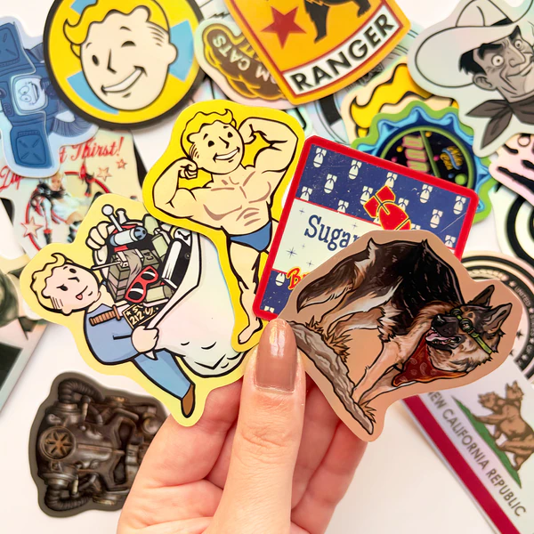 Fallout SE II Hologram Vinil ve Laminasyonlu 22 Adet Premium Sticker Paketi